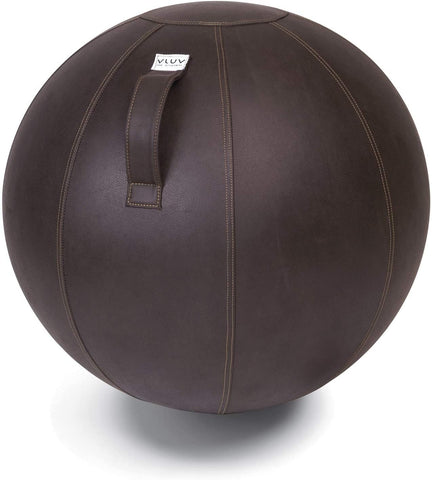 Ballon-siège en similicuir pour corriger les positions de télétravail